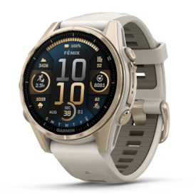 GARMIN FENIX 8 - 43MM AMOLED SAFIRA DOURADO