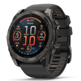 GARMIN FENIX 8 - 51MM AMOLED SAFIRA TITÂNIO REVESTIDO A DLC CARBON